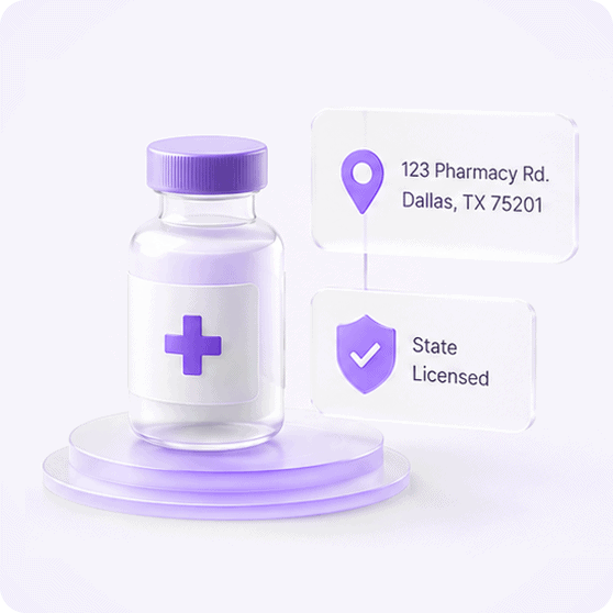 Named pharmacies, full addresses